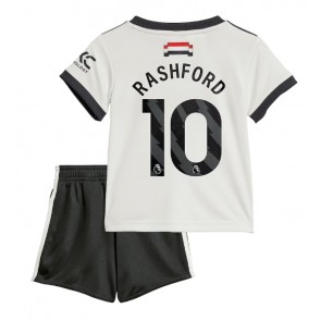 Manchester United Marcus Rashford #10 Dětské Alternativní dres komplet 2024-25 Krátký Rukáv (+ trenýrky)